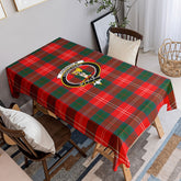 Chisholm Modern Tartan Crest Tablecloth